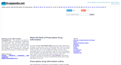 Desktop Screenshot of drugspedia.net