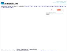 Tablet Screenshot of drugspedia.net